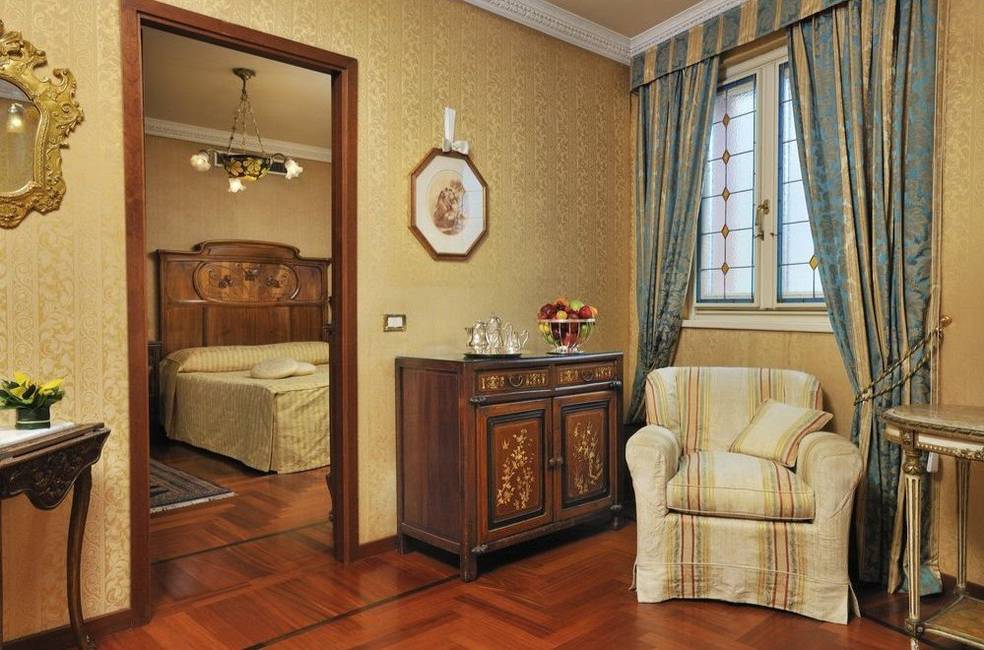 Suite romántica Hotel Mecenate Palace Roma